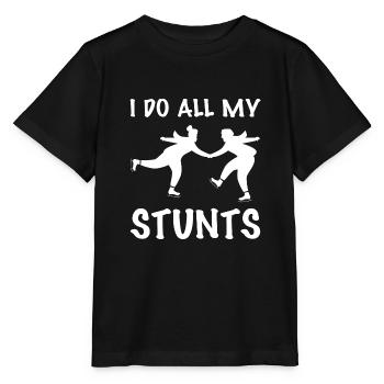 Patinage sur glace Patinage sur glace Patinage sur glace - T-shirt bio MINI CREATOR Stanley/Stella Enfant - noir - Devant - Mikhail (115cm)
