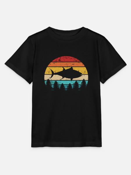 Thunfisch - Stanley/Stella Kinder T-Shirt MINI CREATOR  - Schwarz