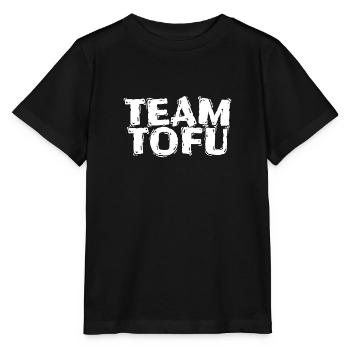 Tofu végétalien - T-shirt bio MINI CREATOR Stanley/Stella Enfant - noir - Devant - Mikhail (115cm)