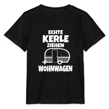 Wohnwagen - Stanley/Stella Kinder T-Shirt MINI CREATOR  - Schwarz - Vorne - Mikhail (115cm)