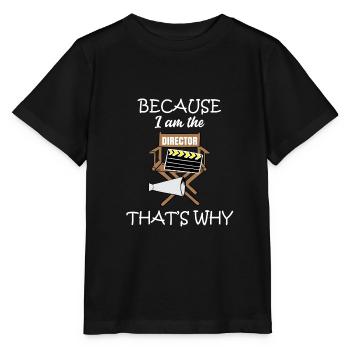 Cinéaste réalisateur - T-shirt bio MINI CREATOR Stanley/Stella Enfant - noir - Devant - Mikhail (115cm)