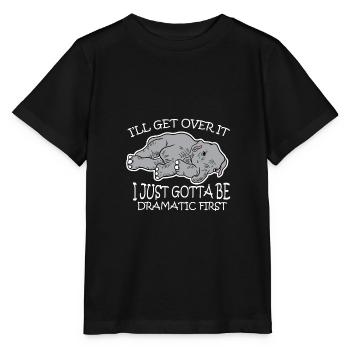 Dramatic Elephant Tired Stubborn - Stanley/Stella MINI CREATOR Kids’ T-Shirt - black - Front - Mikhail (115cm)