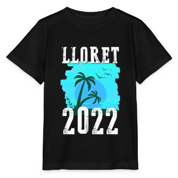 Lloret De Mar 2022 Palm Trees - Stanley/Stella MINI CREATOR Kids’ T-Shirt - black - Front - Mikhail (115cm)