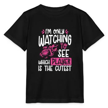 Je ne regarde que le football américain - T-shirt bio MINI CREATOR Stanley/Stella Enfant - noir - Devant - Mikhail (115cm)