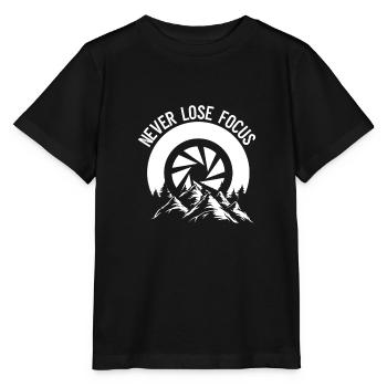 Verlieren Sie Niemals Den Fokus Der - Stanley/Stella Kinder T-Shirt MINI CREATOR  - Schwarz - Vorne - Mikhail (115cm)