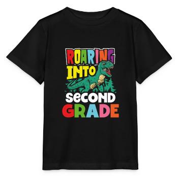Mit Gebrüll In Die 2. Klasse - Stanley/Stella Kinder T-Shirt MINI CREATOR  - Schwarz - Vorne - Mikhail (115cm)