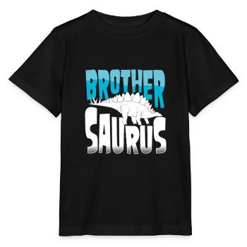 Frère Stegosaurus - T-shirt bio MINI CREATOR Stanley/Stella Enfant - noir - Devant - Mikhail (115cm)