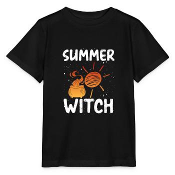 Summer Witch - Stanley/Stella MINI CREATOR Kids’ T-Shirt - black - Front - Mikhail (115cm)