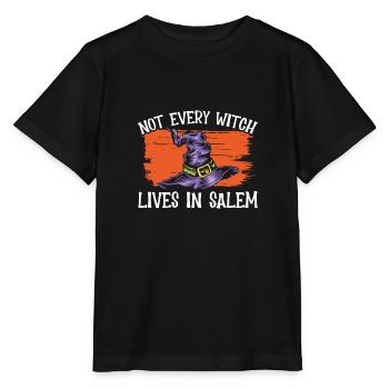 Not Every Witch Lives In Salem - Stanley/Stella MINI CREATOR Kids’ T-Shirt - black - Front - Mikhail (115cm)