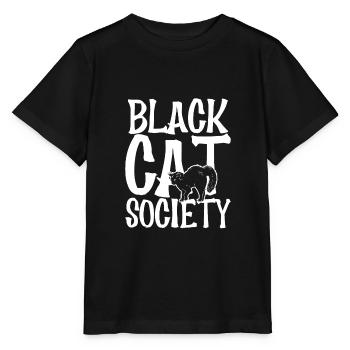 Gesellschaft Der Schwarzen Katzen - Stanley/Stella Kinder T-Shirt MINI CREATOR  - Schwarz - Vorne - Mikhail (115cm)
