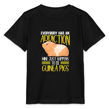 Ma dépendance est un cobaye - T-shirt bio MINI CREATOR Stanley/Stella Enfant - noir - Devant - Mikhail (115cm)
