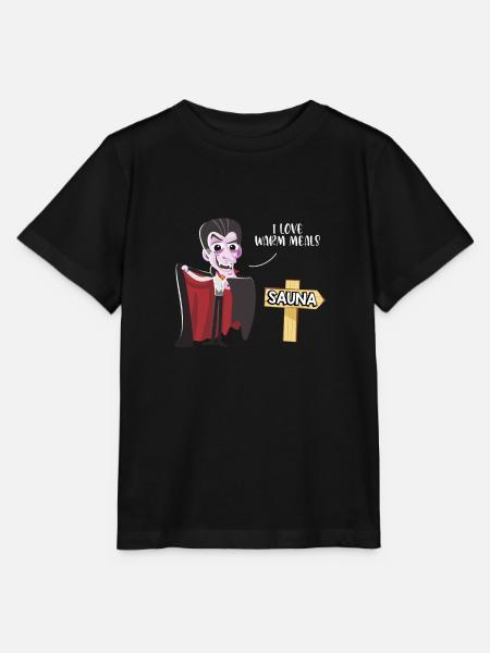 Ich Liebe Saunen - Stanley/Stella T-shirt MINI CREATOR til børn - sort