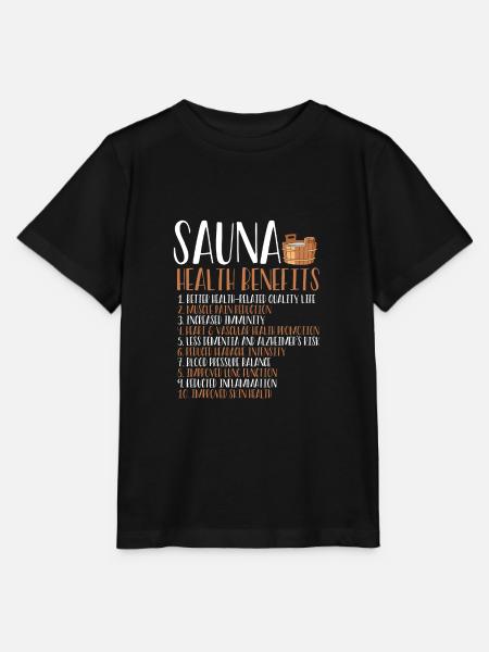 Gesundheitliche Vorteile Der Sauna - Stanley/Stella T-shirt MINI CREATOR til børn - sort