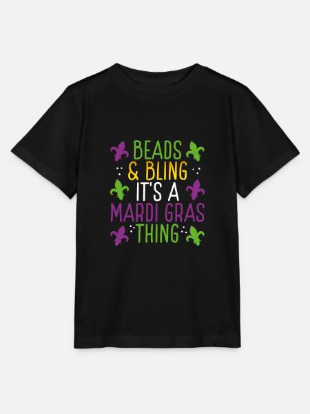 Perlen Und Bling - Stanley/Stella Kinder T-Shirt MINI CREATOR - Schwarz