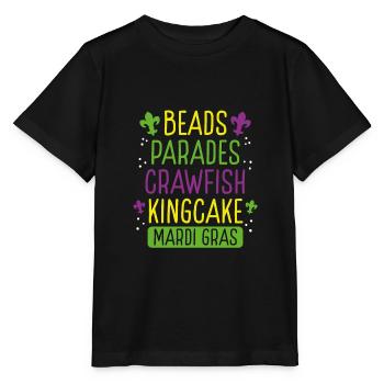 Pearl Parades Lobster Kingcake - Stanley/Stella MINI CREATOR Kids’ T-Shirt - black - Front - Mikhail (115cm)
