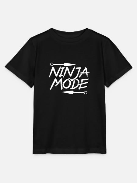Ninja japan mode - Stanley/Stella MINI CREATOR Kids’ T-Shirt - black