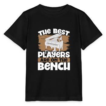 Die Besten Spieler Sitzen Auf Der Bank - Stanley/Stella Kinder T-Shirt MINI CREATOR  - Schwarz - Vorne - Mikhail (115cm)