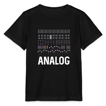 Analog Synthesizer - Stanley/Stella MINI CREATOR Kids’ T-Shirt - black - Front - Mikhail (115cm)