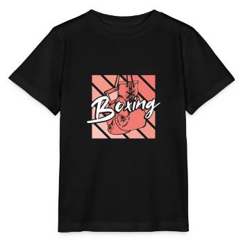 Boxe pour femmes - T-shirt bio MINI CREATOR Stanley/Stella Enfant - noir - Devant - Mikhail (115cm)