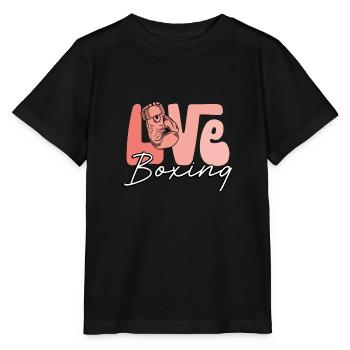 Ich Liebe Boxen - Stanley/Stella Kinder T-Shirt MINI CREATOR  - Schwarz - Vorne - Mikhail (115cm)
