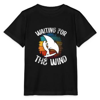 En attendant le vent - T-shirt bio MINI CREATOR Stanley/Stella Enfant - noir - Devant - Mikhail (115cm)