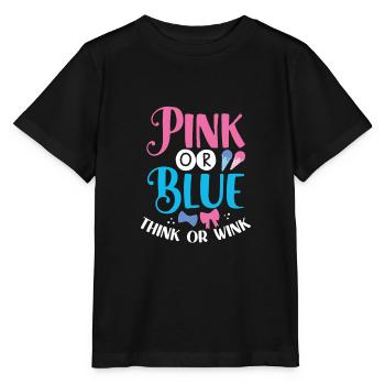 Pensez rose ou bleu ou clin d’œil - T-shirt bio MINI CREATOR Stanley/Stella Enfant - noir - Devant - Mikhail (115cm)