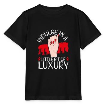 Un peu de luxe - T-shirt bio MINI CREATOR Stanley/Stella Enfant - noir - Devant - Mikhail (115cm)