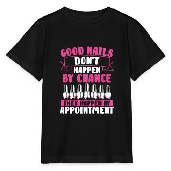 Les bons ongles ne viennent pas par hasard ; - T-shirt bio MINI CREATOR Stanley/Stella Enfant - noir - Devant - Mikhail (115cm)