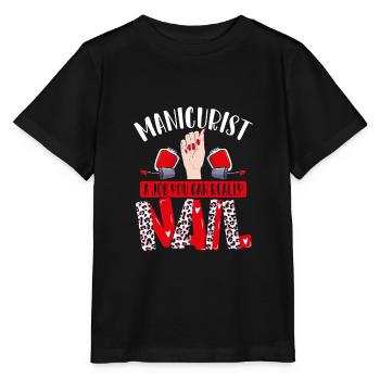 Manucure un travail que vous faites vraiment - T-shirt bio MINI CREATOR Stanley/Stella Enfant - noir - Devant - Mikhail (115cm)