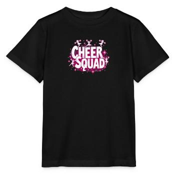 Cheerleading Cheer Squad Équipe Enthousiasme - T-shirt bio MINI CREATOR Stanley/Stella Enfant - noir - Devant - Mikhail (115cm)