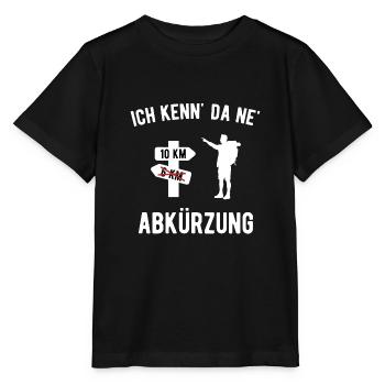Ich kenn da ne Abkürzung - Stanley/Stella Kinder T-Shirt MINI CREATOR  - Schwarz - Vorne - Mikhail (115cm)