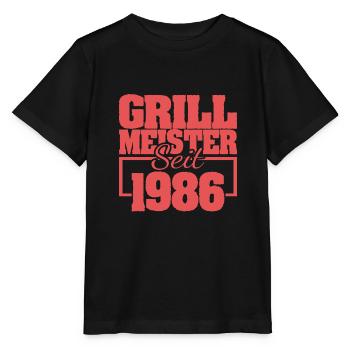 seit 1986 - Stanley/Stella Kinder T-Shirt MINI CREATOR  - Schwarz - Vorne - Mikhail (115cm)