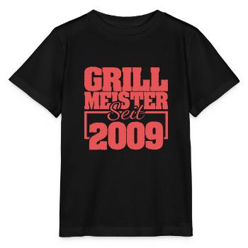 Grillmeister 2009 - Stanley/Stella Kinder T-Shirt MINI CREATOR  - Schwarz - Vorne - Mikhail (115cm)