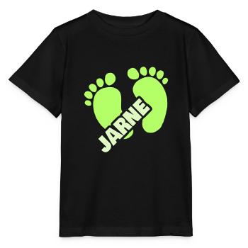 Birth of Jarne - Stanley/Stella MINI CREATOR Kids’ T-Shirt - black - Front - Mikhail (115cm)
