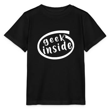 Geek inside - T-shirt bio MINI CREATOR Stanley/Stella Enfant - noir - Devant - Mikhail (115cm)