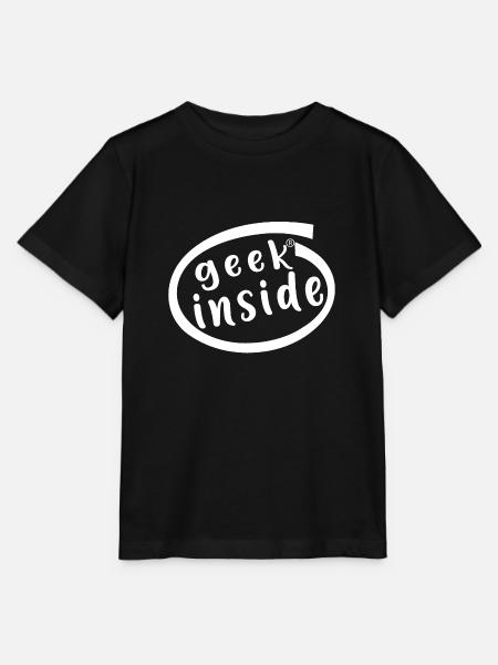 Geek drinnen - Stanley/Stella Kinder T-Shirt MINI CREATOR - Schwarz