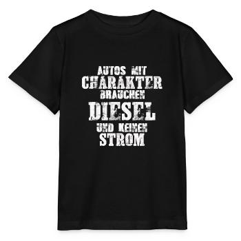 DIESEL POWER - Stanley/Stella Kinder T-Shirt MINI CREATOR  - Schwarz - Vorne - Mikhail (115cm)