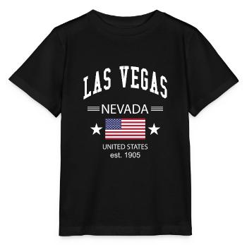 Las Vegas - Stanley/Stella MINI CREATOR Kids’ T-Shirt - black - Front - Mikhail (115cm)
