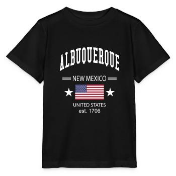 Albuquerque - T-shirt bio MINI CREATOR Stanley/Stella Enfant - noir - Devant - Mikhail (115cm)