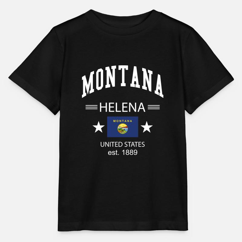 Montana - T-shirt bio MINI CREATOR Stanley/Stella Enfant - noir