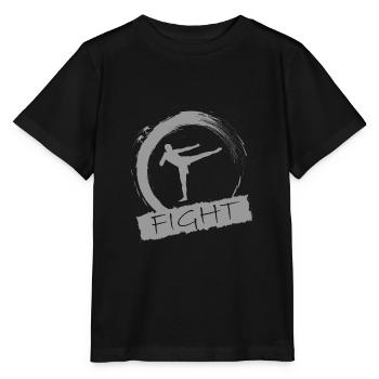Kickboxing - Stanley/Stella Kinder T-Shirt MINI CREATOR  - Schwarz - Vorne - Mikhail (115cm)