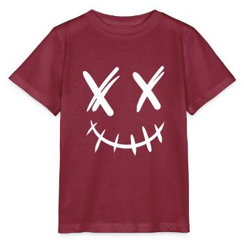 Sourire Smile - T-shirt bio MINI CREATOR Stanley/Stella Enfant - bordeaux - Devant - Kain (125cm)