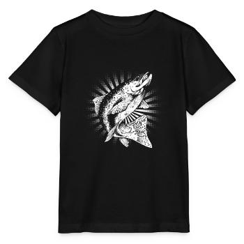 trout - Stanley/Stella MINI CREATOR Kids’ T-Shirt - black - Front - Mikhail (115cm)