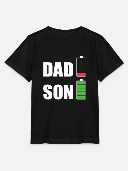 DAD & SON - Stanley/Stella Kinder T-Shirt MINI CREATOR  - Schwarz