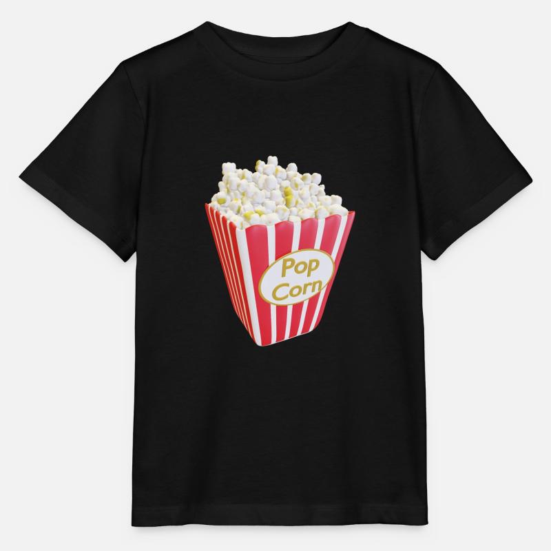Cinéma Popcorn - T-shirt bio MINI CREATOR Stanley/Stella Enfant - noir