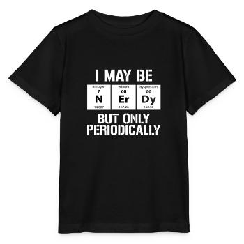 Chimie Tableau périodique - T-shirt bio MINI CREATOR Stanley/Stella Enfant - noir - Devant - Mikhail (115cm)