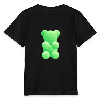 Gummy bears green - Stanley/Stella MINI CREATOR Kids’ T-Shirt - black - Front - Mikhail (115cm)