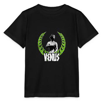 Hellenism Rome Greece Venus Aphrodite god - Stanley/Stella MINI CREATOR Kids’ T-Shirt - black - Front - Mikhail (115cm)