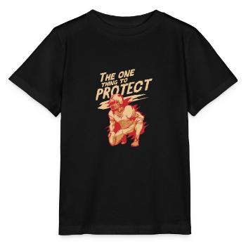 Football Position Center Aggressiv Geschenk - Stanley/Stella Kinder T-Shirt MINI CREATOR  - Schwarz - Vorne - Mikhail (115cm)