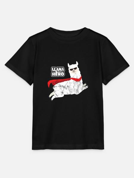 Super Lama - Stanley/Stella Kinder T-Shirt MINI CREATOR - Schwarz